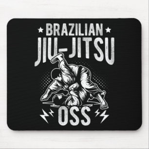 Alfombrilla De Ratón Jiu-Jitsu brasileño OSS Jiu-Jitsu brasileño BJJ