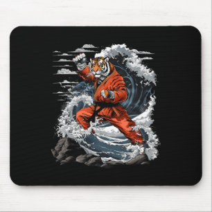 Alfombrilla De Ratón Jiu-jitsu Tigre Kung Fu Taekwondo Kickboxing Marti