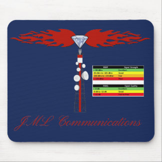 Alfombrilla De Ratón JML Communications Tower Logo & RSRP Signal Streng