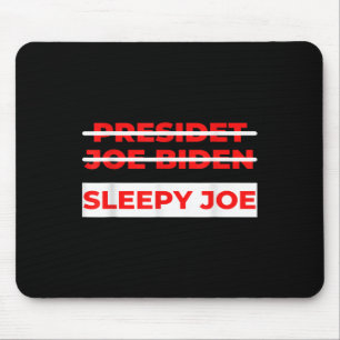 Alfombrilla De Ratón Joe político partidario de Trump anti Biden