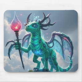 Alfombrilla De Ratón Johann, der Blitzdrache