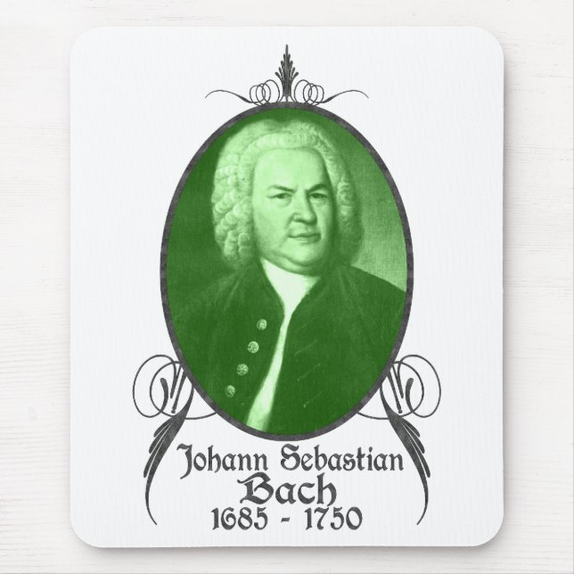 Alfombrilla De Ratón Johann Sebastian Bach (Frente)