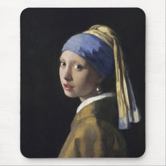 Alfombrilla De Ratón Johannes Vermeer, Chica de Pearl Earring
