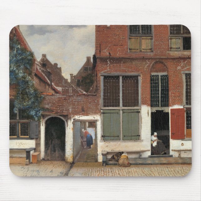 Alfombrilla De Ratón Johannes Vermeer - Little Street (Frente)