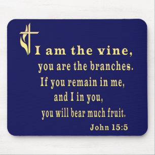 Alfombrilla De Ratón John 15:5