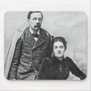 Alfombrilla De Ratón John Addington Symonds y su hija, 1891