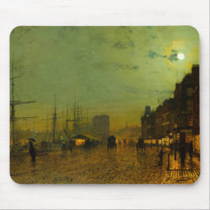 Alfombrilla De Ratón John Atkinson Grimshaw Glasgow Docks