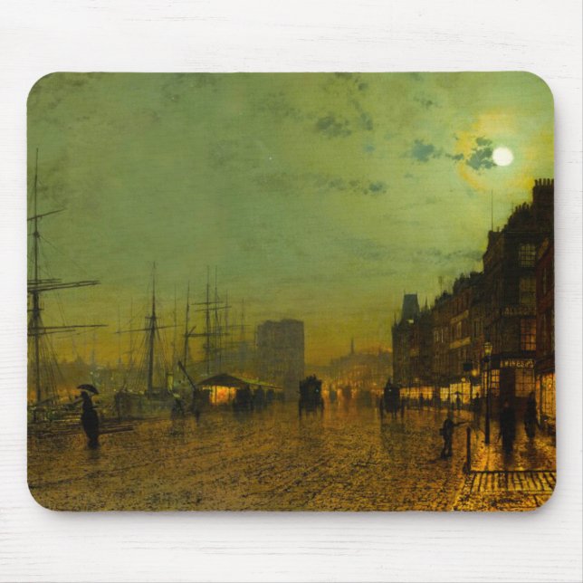 Alfombrilla De Ratón John Atkinson Grimshaw Glasgow Docks (Frente)