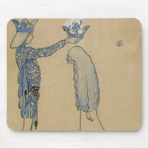 Alfombrilla De Ratón John Bauer - Entonces pon al príncipe una corona d