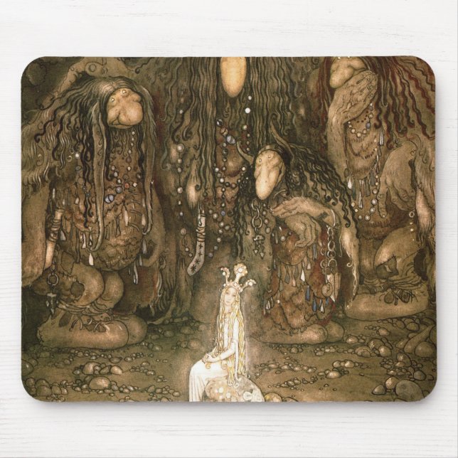 Alfombrilla De Ratón John Bauer - Míralos, Madre De Troll, Mírense. (Frente)