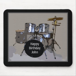 Alfombrilla De Ratón John, cumpleaños feliz, tambores