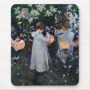 Alfombrilla De Ratón John Singer Sargent "Carnation, Lily, Lily, Rosa"