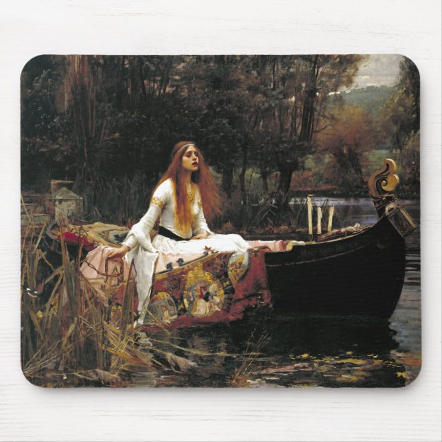 Alfombrilla De Ratón John William Waterhouse La Dama De Shalott (Frente)