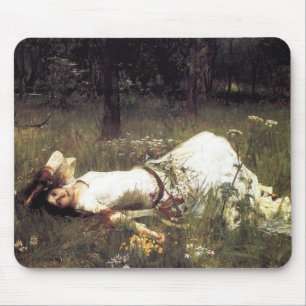Alfombrilla De Ratón John William Waterhouse - Ofelia 1889