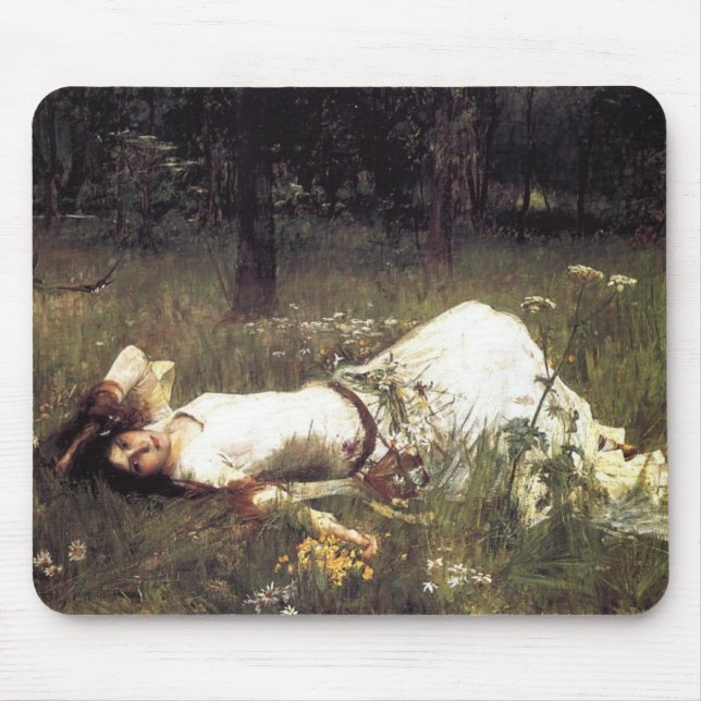 Alfombrilla De Ratón John William Waterhouse - Ofelia 1889 (Frente)