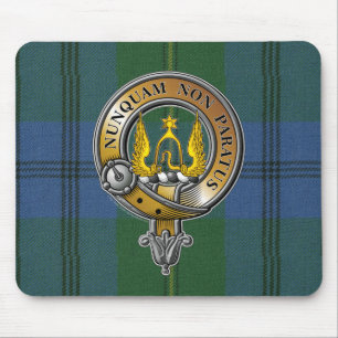 Alfombrilla De Ratón Johnstone Tartán y Badge