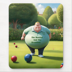 Alfombrilla De Ratón Jolly Lawn Bowler Man,