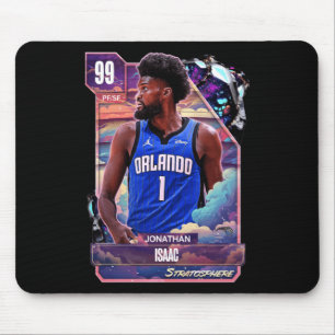 Alfombrilla De Ratón Jonathan Isaac 99 Dark Card Hd