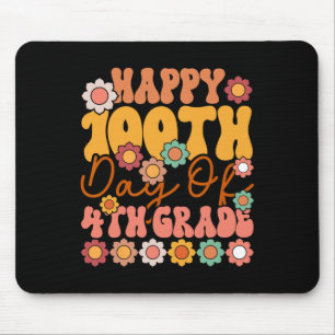 Alfombrilla De Ratón Jornadas De Maestros De 4º Grado Cute Groovy Chica