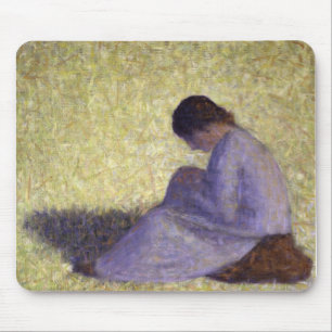 Alfombrilla De Ratón Jorte Seurat - mujer asentada