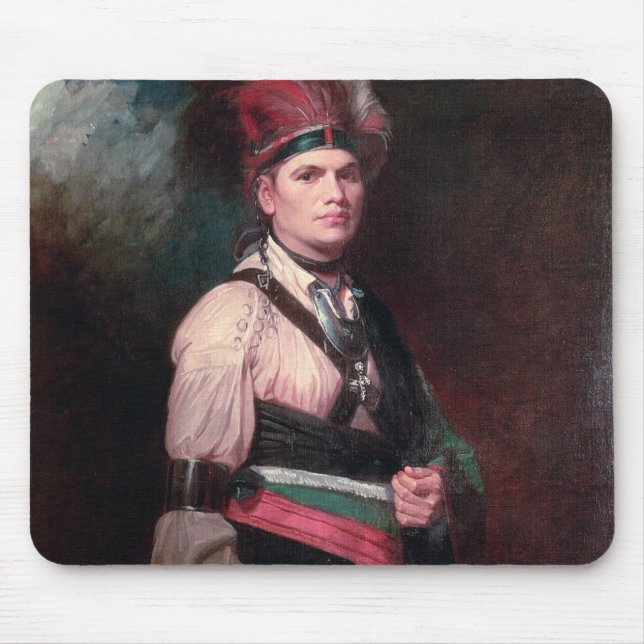 Alfombrilla De Ratón Joseph Brant, jefe de los Mohawks, 1742-1807 (Frente)