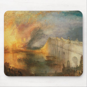 Alfombrilla De Ratón Joseph Mallord William Turner - El incendio de