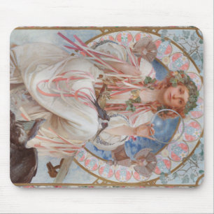 Alfombrilla De Ratón Josephine Crane Bradley como Lavia de Alphonse Muc