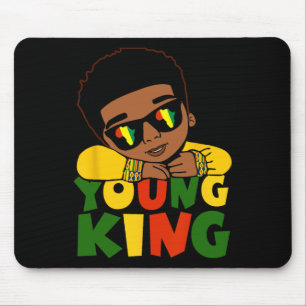 Alfombrilla De Ratón Joven negro Rey Mes de Historia Negra Niños Afro B