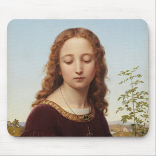 Alfombrilla De Ratón Joven retrato Ernst Deger pintando cuadros de arte