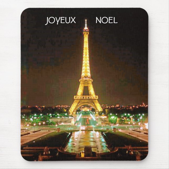 ALFOMBRILLA DE RATÓN JOYEUX, NOEL (FELICES NAVIDAD) (Frente)