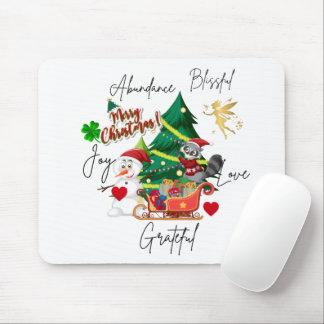 Alfombrilla De Ratón Joyful Christmas Mouse Pad | Holiday Desk Gift
