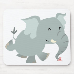 Alfombrilla De Ratón Joyful Personalizado Elephant Mousepad