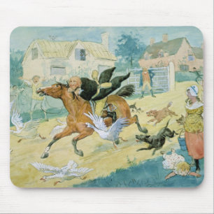 Alfombrilla De Ratón Juan Gilpin que monta a Edmonton