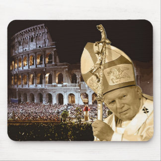 Alfombrilla De Ratón Juan Pablo II que bendice Mousepad