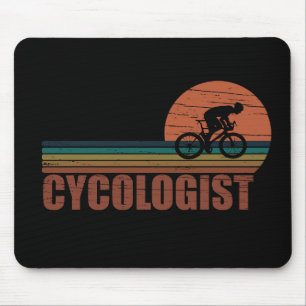 Alfombrilla De Ratón Jubilación Divertida en Ciclismo - Cicologista Vin