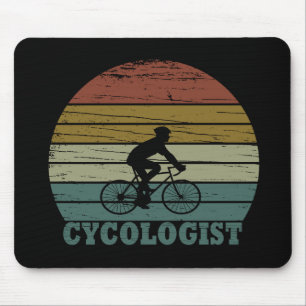 Alfombrilla De Ratón Jubilación Divertida en Ciclismo - Cicologista Vin