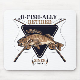 Alfombrilla De Ratón Jubilación divertida y retirada por pesca personal