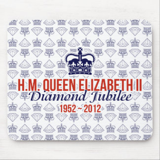 Alfombrilla De Ratón Jubileo de diamante Mousemat conmemorativo