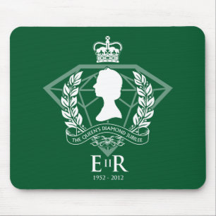 Alfombrilla De Ratón Jubileo de diamante Mousemat conmemorativo