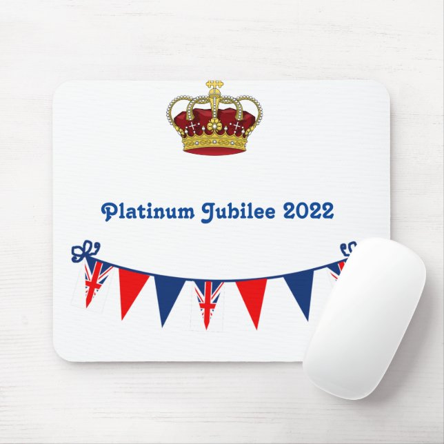 Alfombrilla De Ratón Jubileo Platinum 2022 (Con ratón)