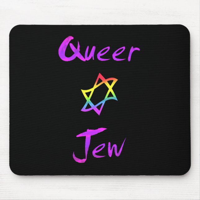 Alfombrilla De Ratón Judío raro Mousepad (Frente)