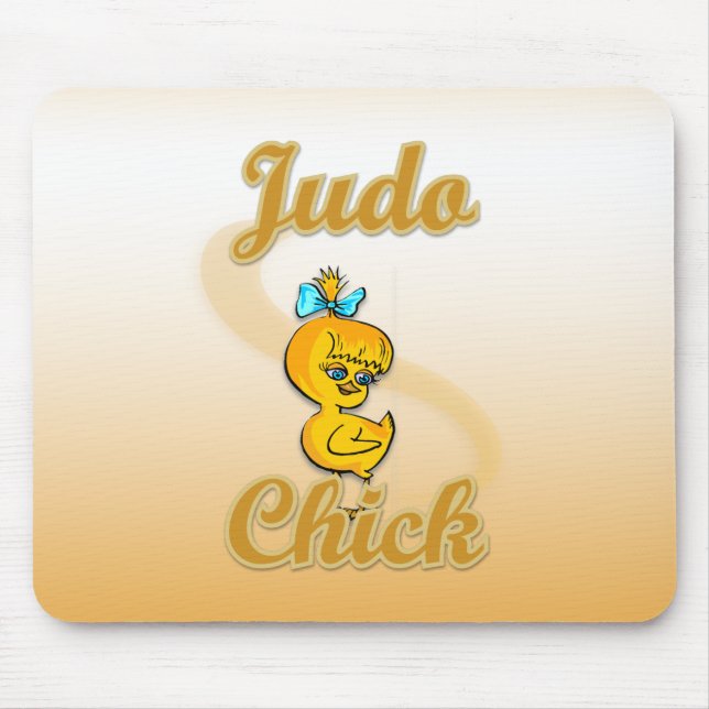Alfombrilla De Ratón Judo Chick (Frente)