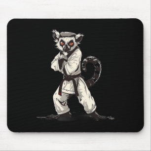 Alfombrilla De Ratón Judo Lémur Naturaleza Kickboxing Taekwondo Arte Ma