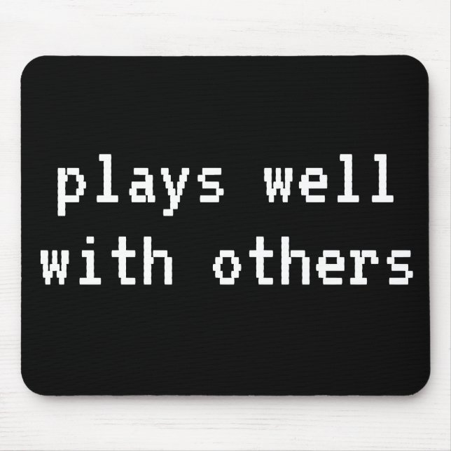 Alfombrilla De Ratón Juega bien con la almohadilla del ratón de otros (Frente)