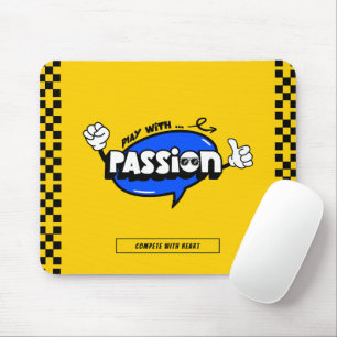 Alfombrilla De Ratón Juega Con Pasión Videojuegos Motivacionales