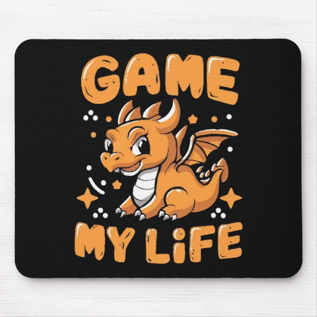 Alfombrilla De Ratón Juega mi vida (Frente)