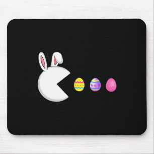 Alfombrilla De Ratón Juego Bunny Eggs Easter Gamer Niños Hombres Jugar