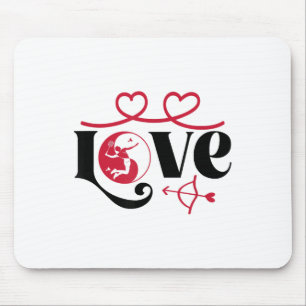 Alfombrilla De Ratón Juego de Badminton Shuttle Yin-yang-love Badmin