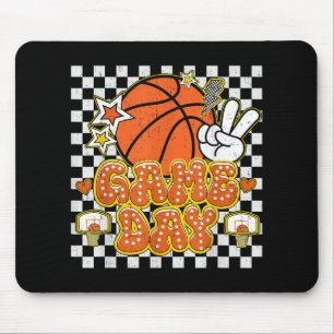 Alfombrilla De Ratón Juego De Cajón Jugado Cute Coquette Bow Baloncesto