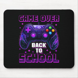 Alfombrilla De Ratón Juego De Control De Vuelta A La Escuela Primer Día